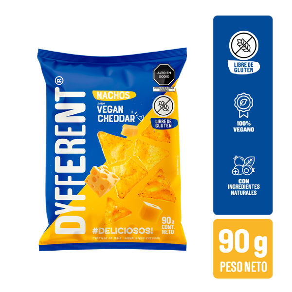 Nachos 90g Vegan Cheddar