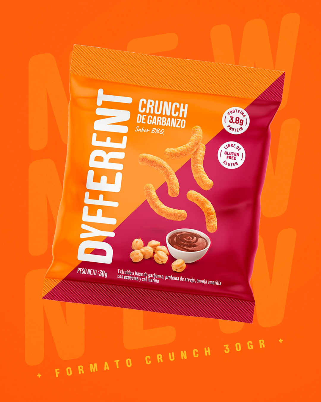 NEW 🤪 Crunch de Garbanzo - 12 snacks x 30g (Personal)