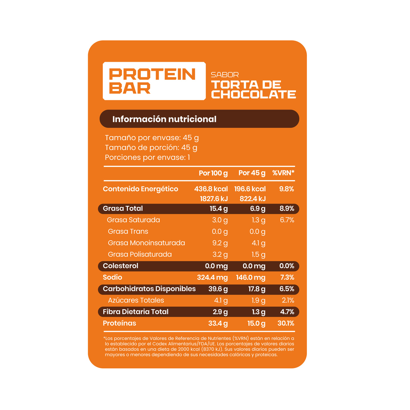 Protein Bar 45g - 5 Unidades