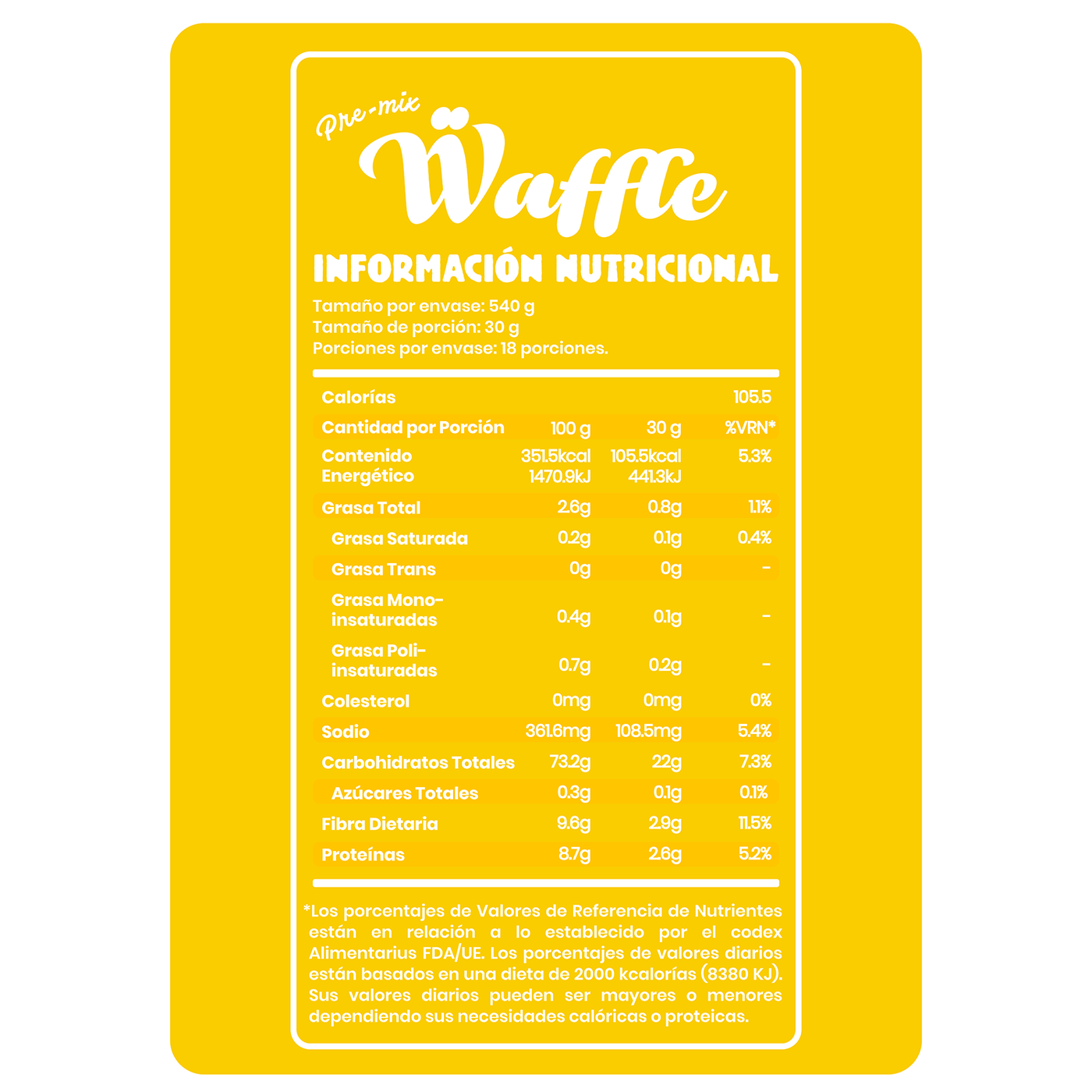 Waffle - Premix